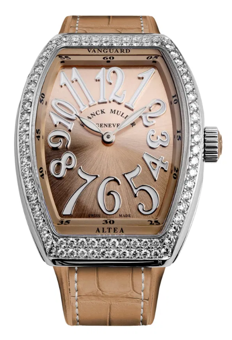 Best Replica Franck Muller Vanguard Altea Diamonds Beige Watch
